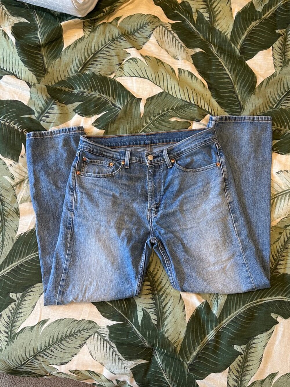 LEVI'S Men's 505 Stretch Boot Cut Denim Jeans 32x30